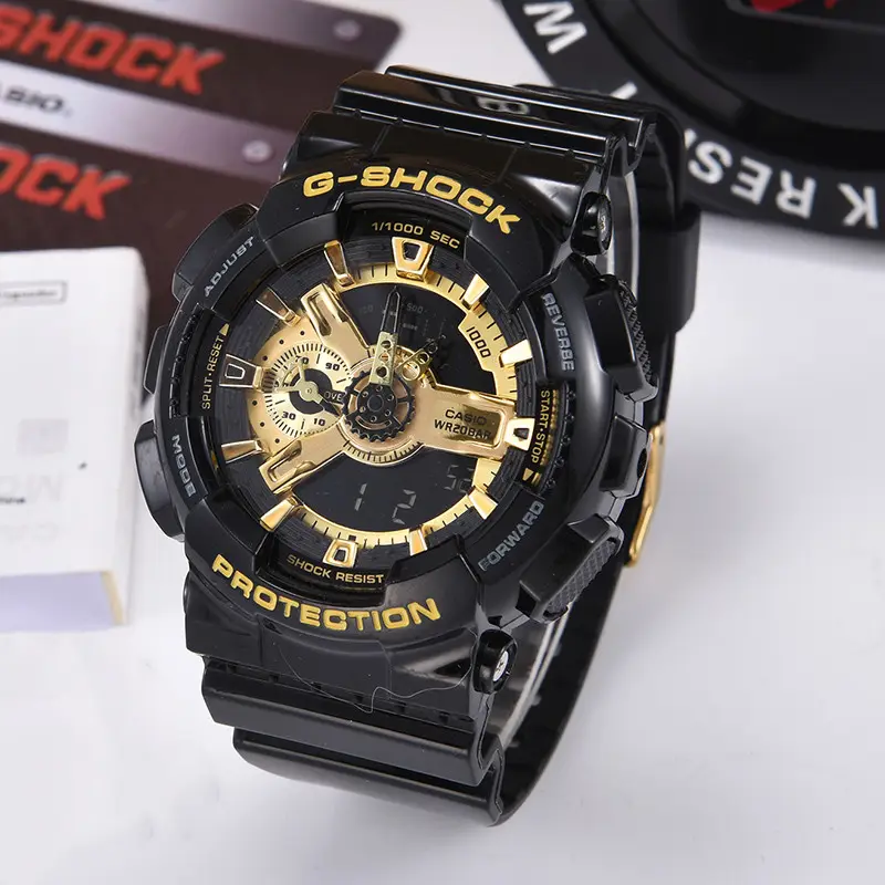 baby g shock gold and black