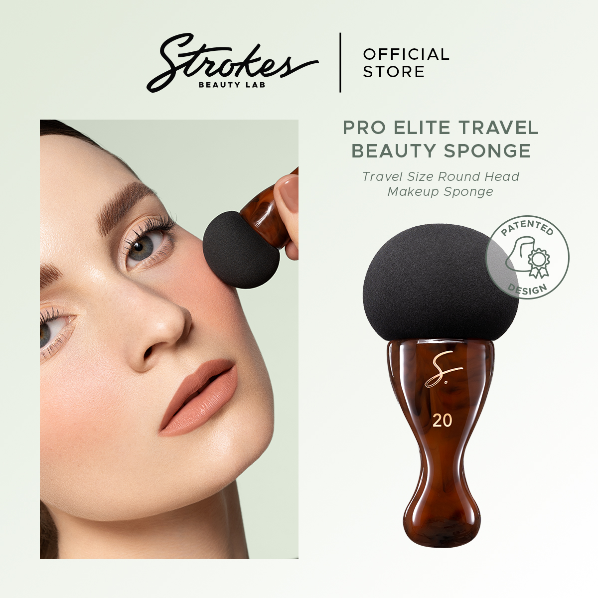 Discount on Strokes Beauty Lab  shoes - SKU: Strokes Pro Elite Travel Beauty Sponge [ Travel Size Round Makeup Sponge ]