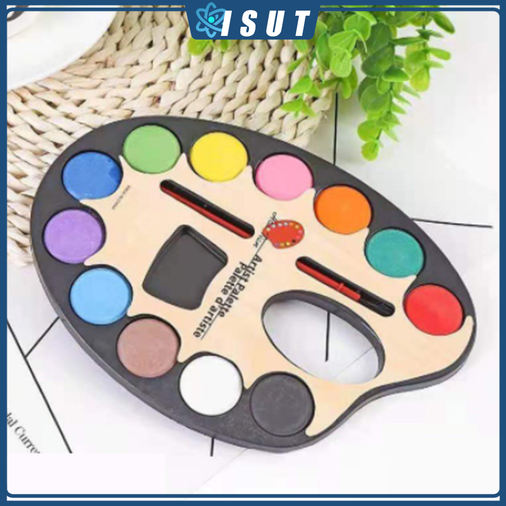 Horseshoe Shaped Watercolor Paint Set