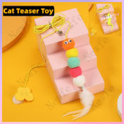 Newfe Pet Swing Cat Toy with Feather and Bell