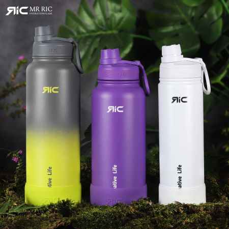 Mr Ric Hydration Flask: Wide Mouth Stainless Steel Insulated Bottle