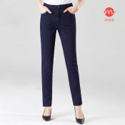 Moso Classic Plain Design Women's Office Slacks DE382