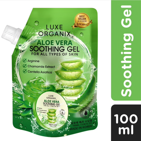 Luxe Organix Aloe Vera Soothing Gel 99.85% 100ml