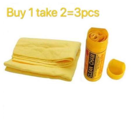 3pcs Car motor clean cham synthetic chamois