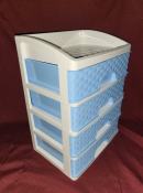 rattan elegant 4 Layer office cabinet / drawer / school supplies storage / tool box / durabox / 4L