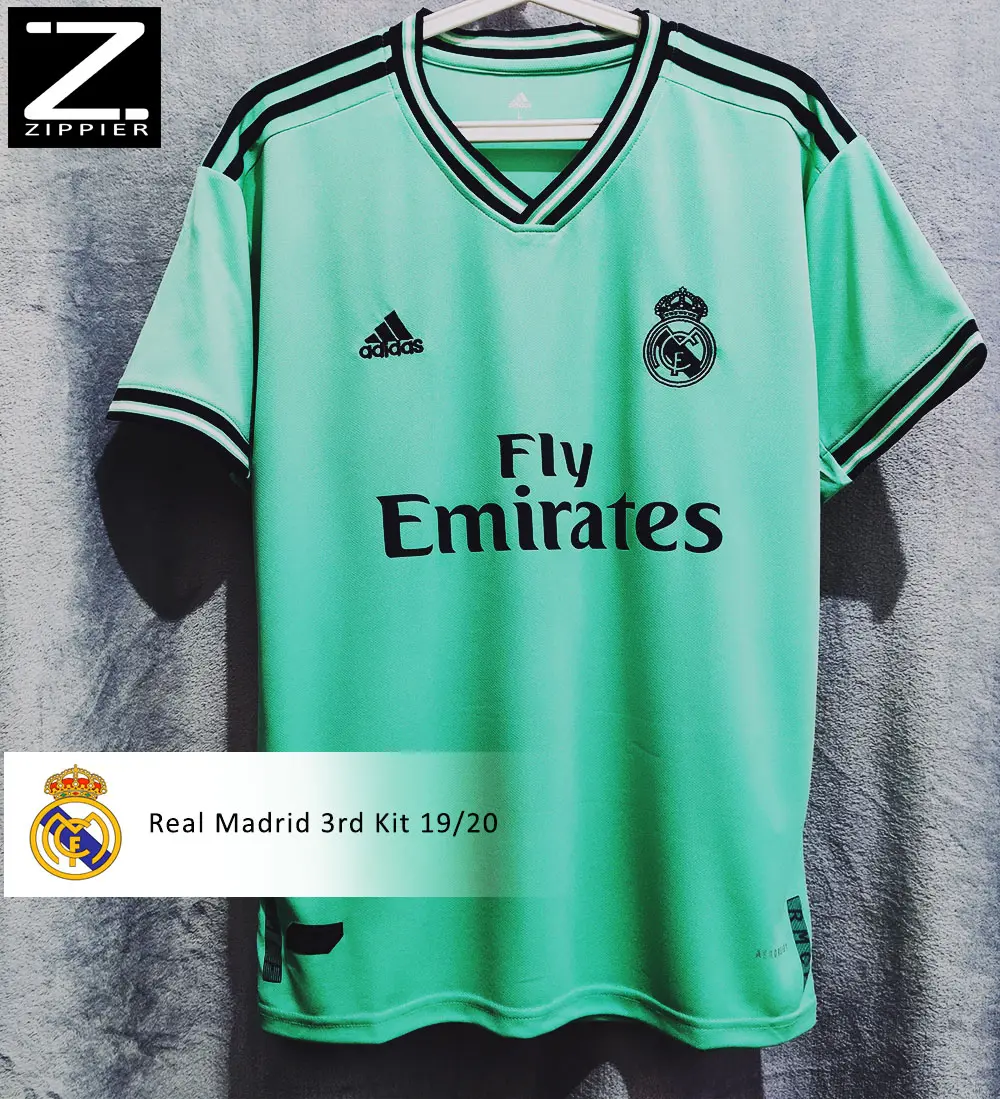 Zippier Football Shirt Jersey Rm 3rd Kit 19 20 Made In Thailand Mint Green Lazada Ph