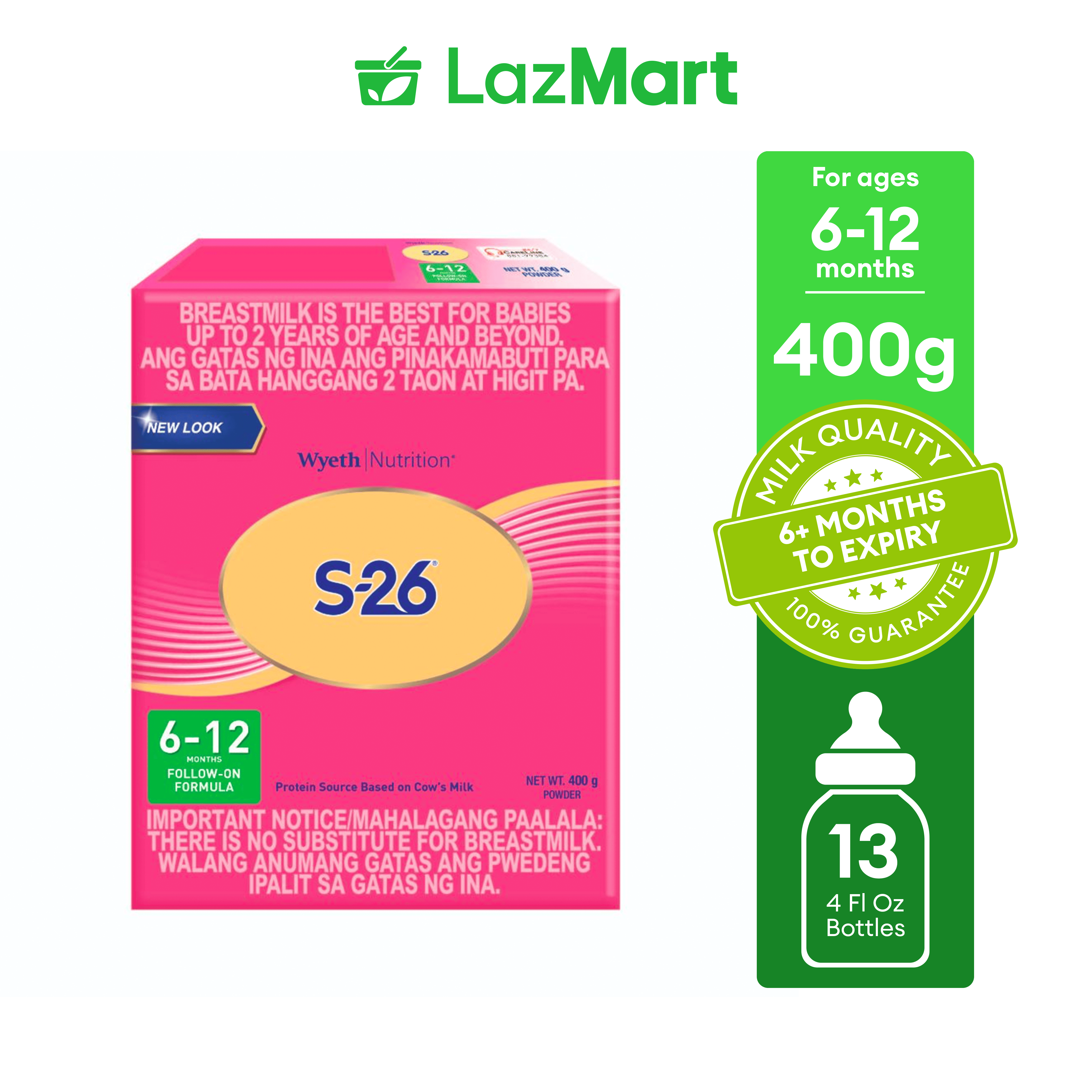 S-26 ONE Infant Formula for 0-6 Months Box Lazada Lazada PH