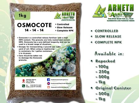 Osmocote 14-14-14 Slow Release Fertilizer, 1 KG