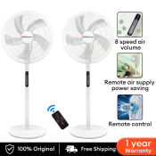 16" Stand Fan with Remote Control and Timer