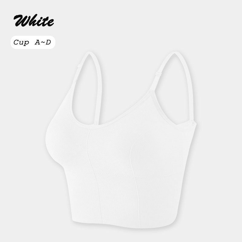Motovita Sports Bra Seamless Yoga Vest irl Gathering Push Up Brassiere Comfy Breathable Sports Fitness Bra - Image 2