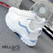 Korean Women's fashion White Sneakers casual Rubber shoes