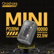Orashare OT10M 10000mAh Mini Powerbank - Stylish and Portable