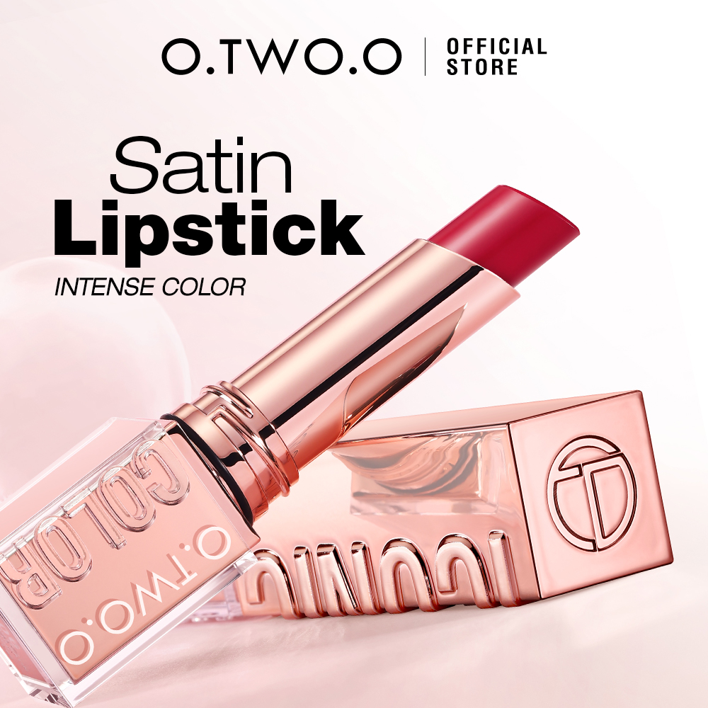 Discount on O.TWO.O  shoes - SKU: O.TWO.O Hydrating Satin Lipstick Long-Lasting Moisturizing, Non-Sticky 8 Richly Pigmented Shades for
