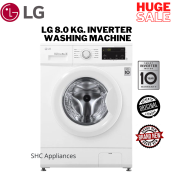 LG FM1008N3W 8.0 kg. Inverter Front Load Washing Machine