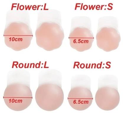 1 pair Breast Lift Adhesive Bra, Invisible Waterproof Nipple Covers for  Women Provide Push up, Fit All Clothing 