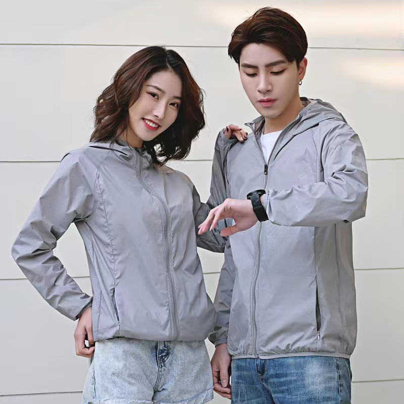 New sun-protective clothing men and women long-sleeved spring and summer  couples ultra-thin sun-protective clothing outdoor sports clothing