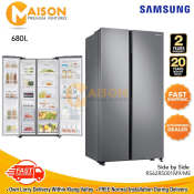 Samsung 680L Side By Side Refrigerator