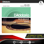 D'Addario EZ920 Acoustic Guitar Strings