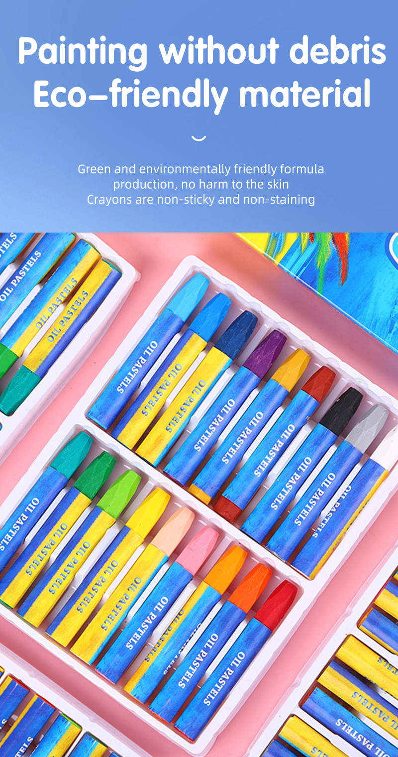 Lovely Tulip Crayons, Non-dirty Children's Art Supplies, 8/12 Colors, Oil  Pastel, 1pc