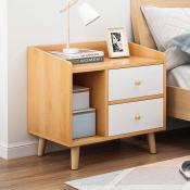 Compact Bedside Table with 2 Drawers – Convenient Storage Solution