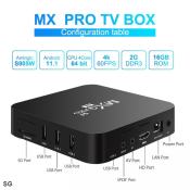 Intelper MXQ PRO Smart TV Box, 4K, Quad Core, Wifi