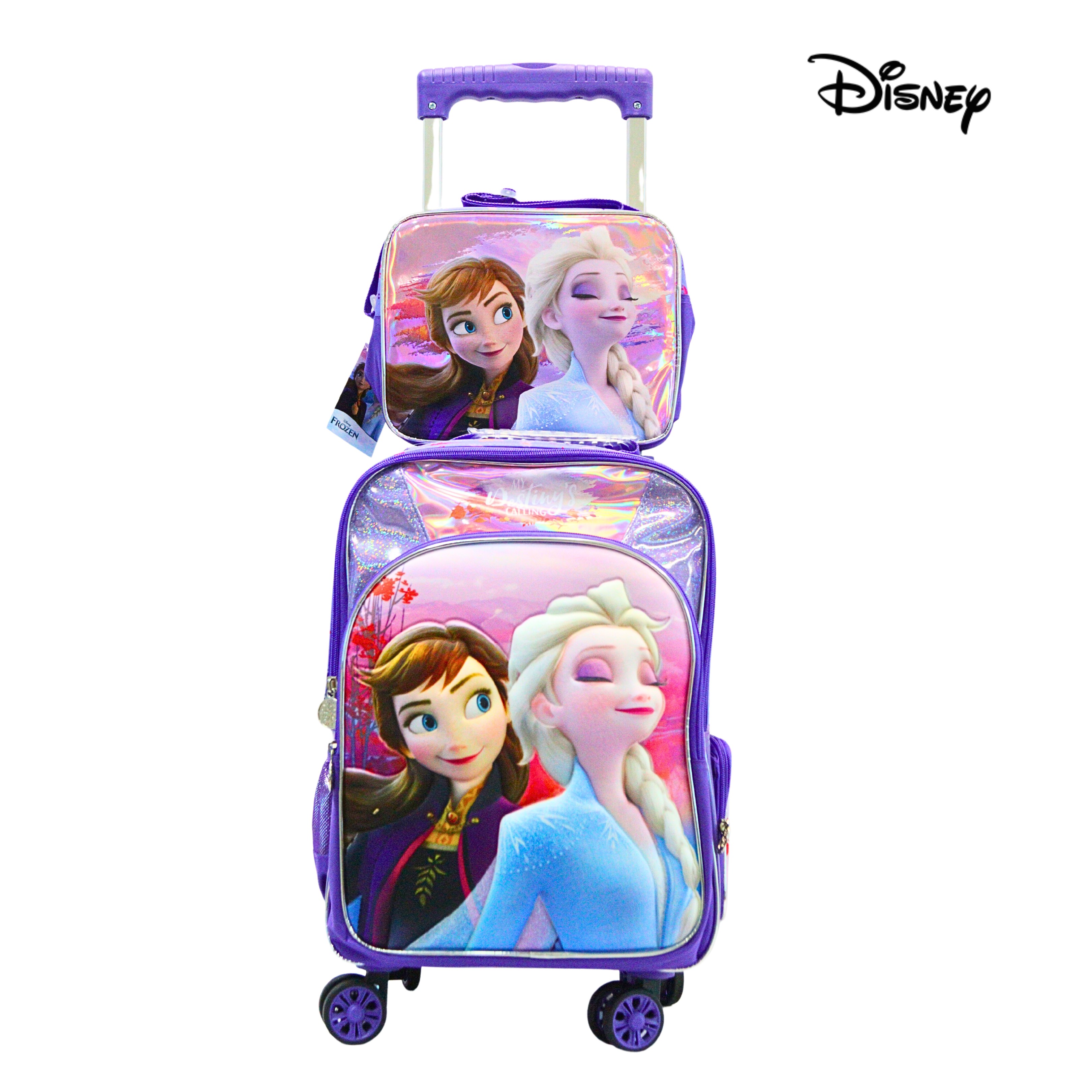 DISNEY Novex Frozen 18 Inch Soft Sided Luggage Trolley Suitcase with 4  Wheel For Kids Cabin Suitcase 4 Wheels - 18 inch Red - Price in India |  Flipkart.com