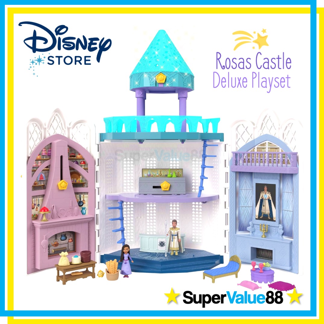 Disney's Wish Loveable Light-Up Star & Satchel, Interactive Role Play Star  & Satchel Playset