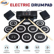 Portable Roll-up Digital Drum Set - Silicone Drum Pad Kit