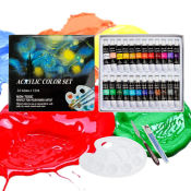 HIGHTUNE Acrylic Paint Set - Complete Art Supplies for Painting