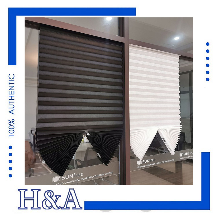 H&A Half Blackout Self-Adhesive Window Curtains