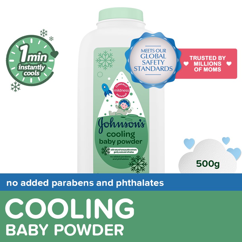 Johnson's baby cooling powder 2024 500g