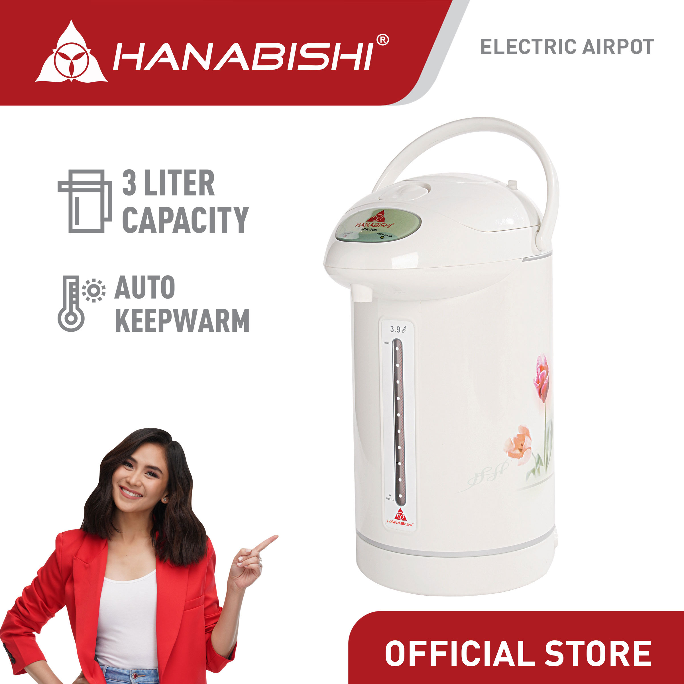 Hanabishi Electric Airpot 3 L HOTPOT 399