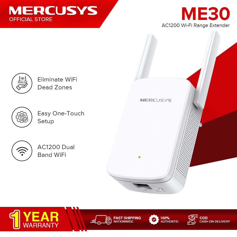 Mercusys AC1200 Ethernet Cable Router