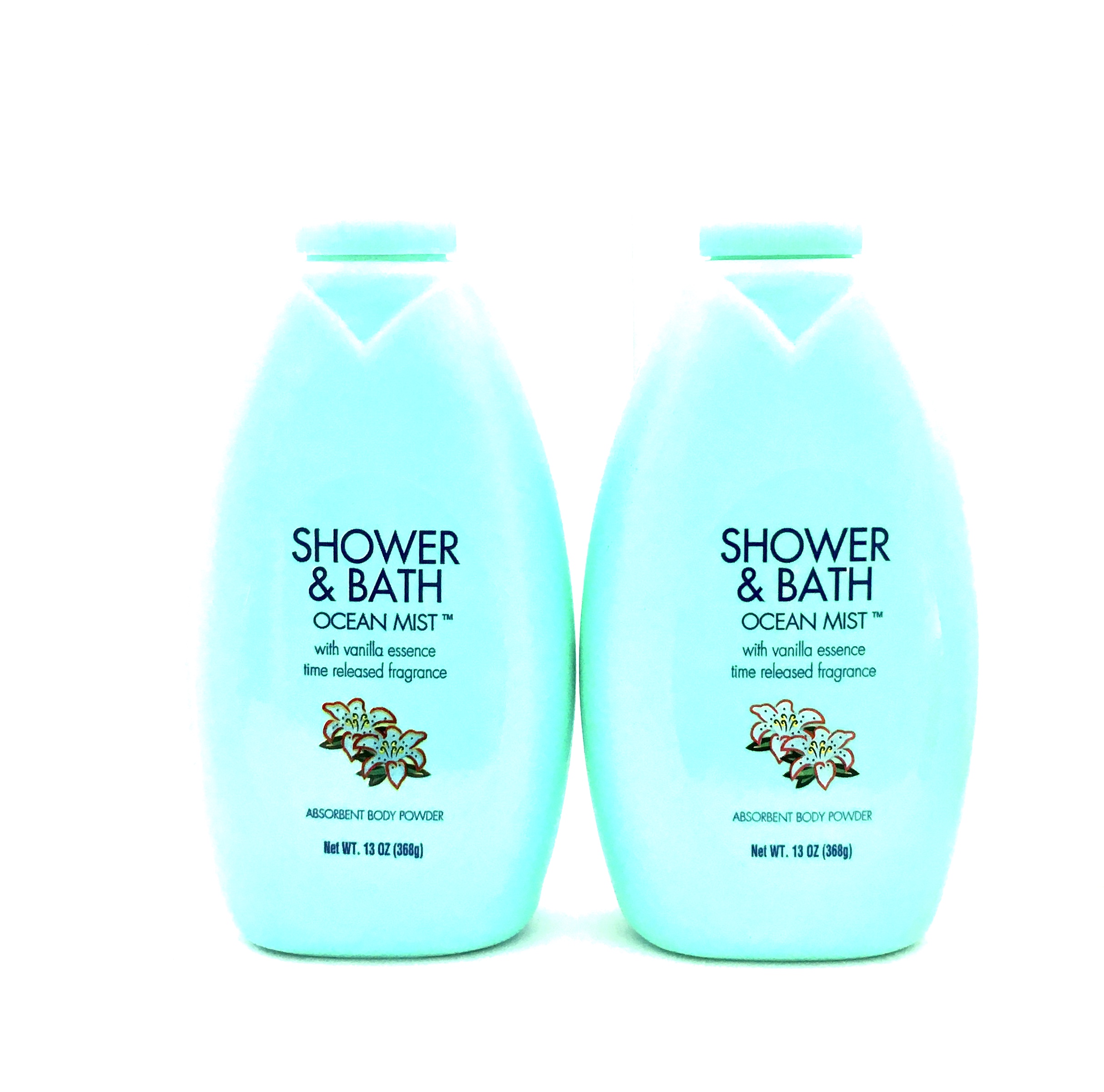 Shower to Shower Absorbent Body Powder, Original Fresh with Chamomile,  13-Ounce Bottles (Pack of 2)
