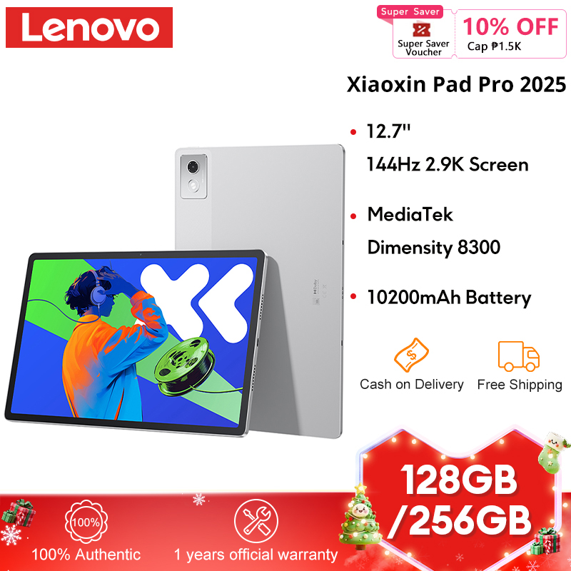 Lenovo Xiaoxin Pad Pro 12.7" 2025 10200mAh Battery Dimensity 8300 144Hz Android 14 Tablet Global ROM - Image 2