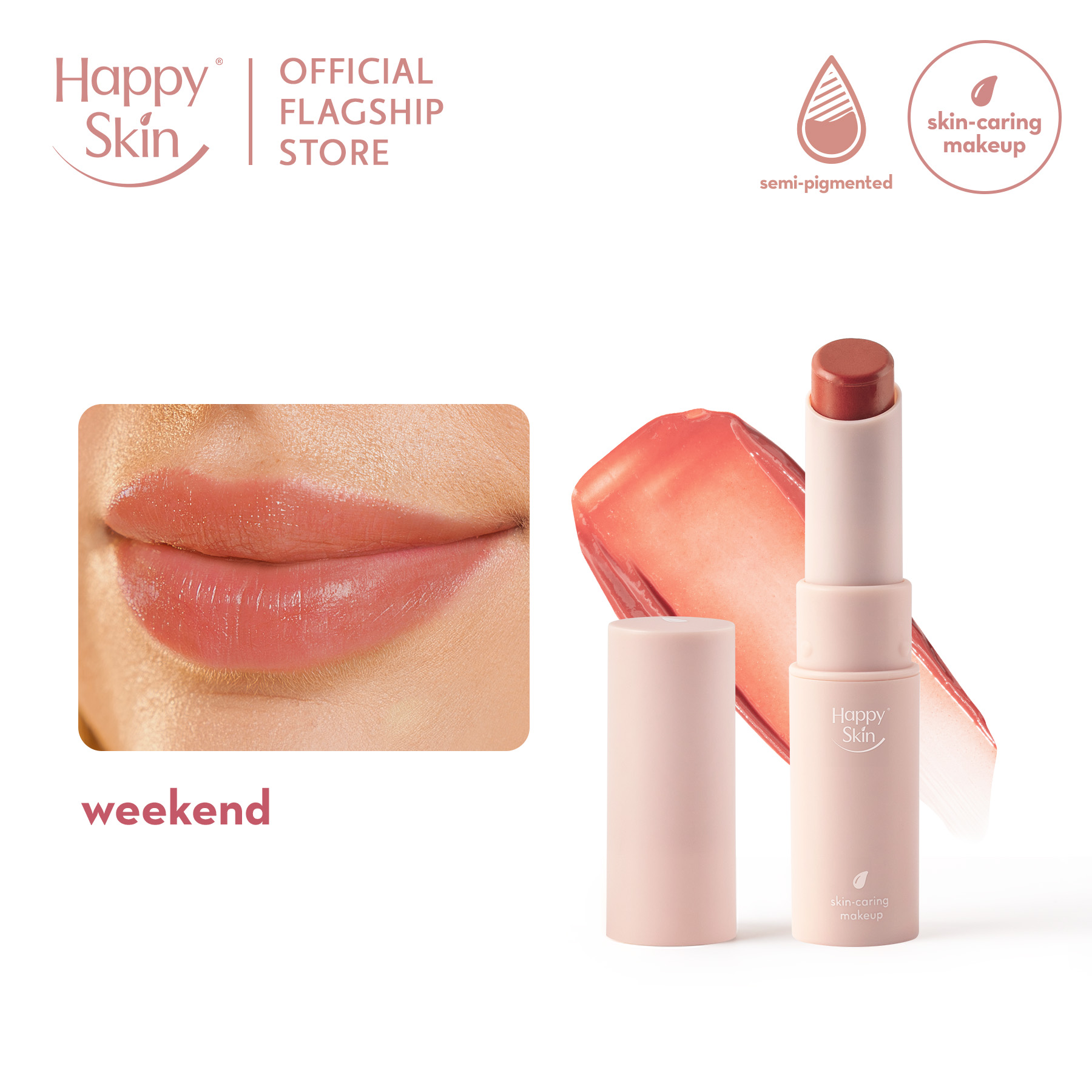 Discount on Happy Skin  shoes - SKU: Happy Skin Lip Slip in Weekend [Weightless Balmy Lip Tint]