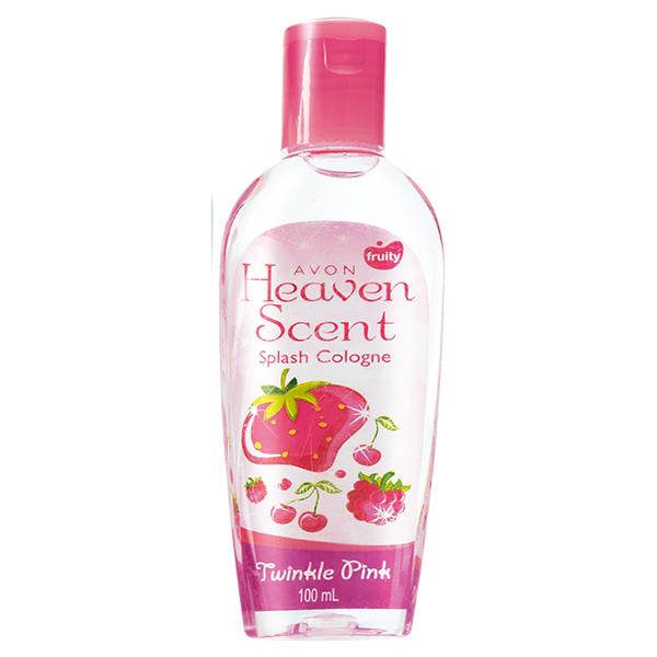 Avon Heaven Scent Splash Cologne Twinkle Pink