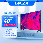 GINZA Smart TVs: Flatscreen HD, Android, YouTube, Netflix & More