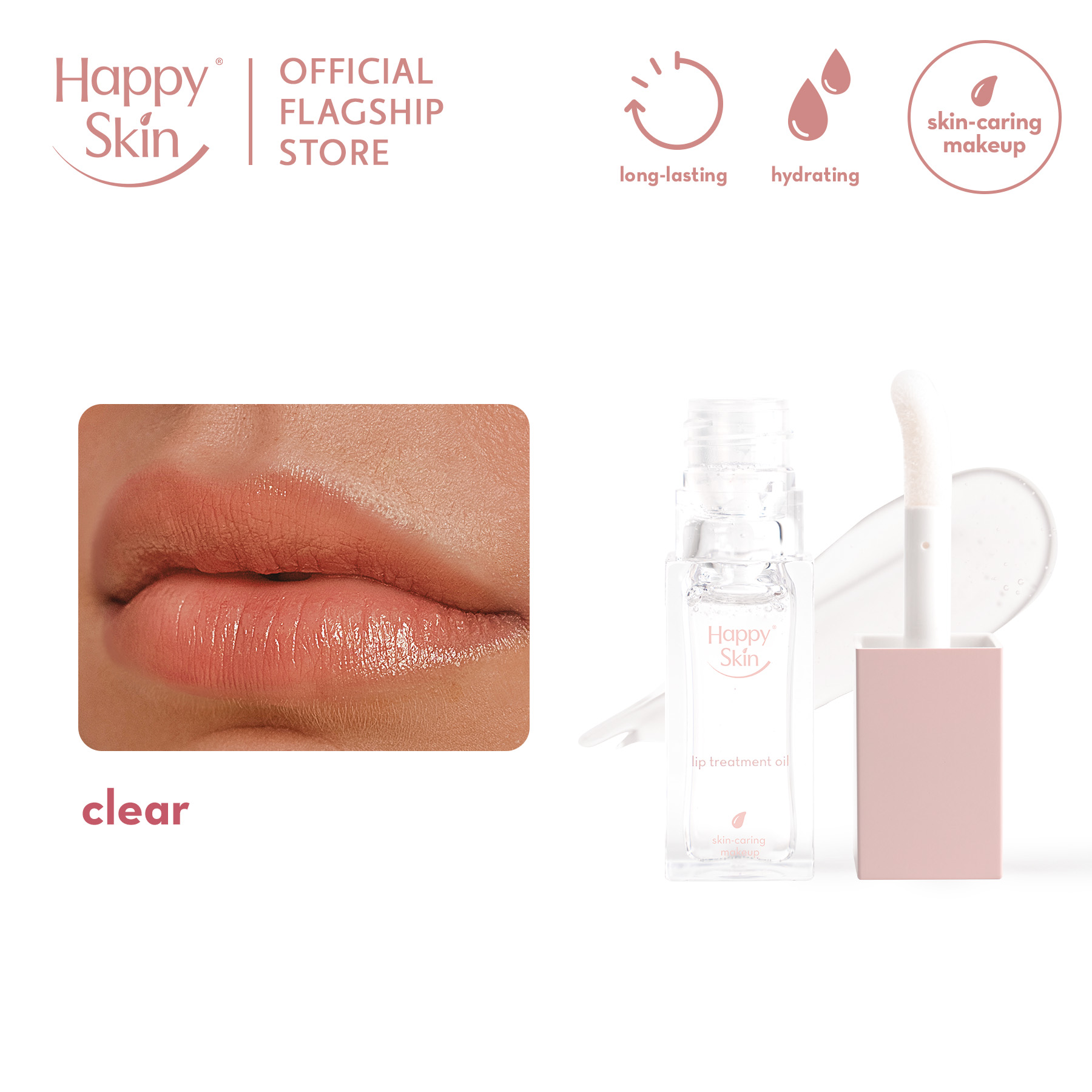 Discount on Happy Skin  shoes - SKU: Happy Skin Lip Treatment Oil  in Clear