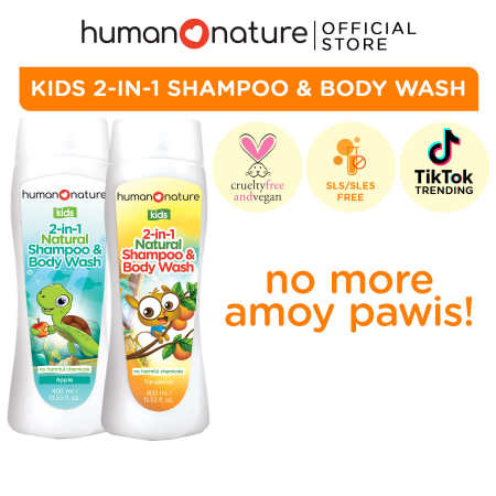 Human Nature Kids 2-in-1 Natural Shampoo and Body Wash