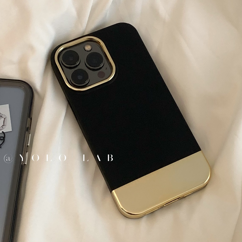 48H send black gold ins Case for iPhone 14 13 12 11 Pro Max XR Xs