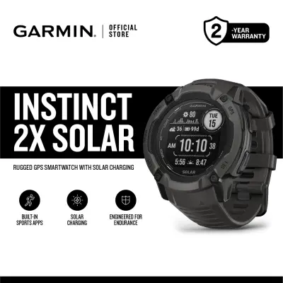 Garmin Instinct 2X Rugged Solar Powered Outdoor Fitness Gps Smartwatch Outdoor Activities