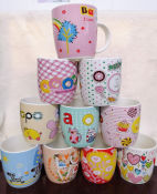 Assorted Ceramic Coffee Mugs - Home Goods Collection