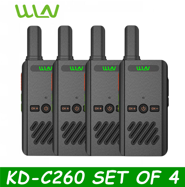 WLN KD-C260 UHF 400-470MHz Two Way Walkie Talkie Radio 1.7W (SET OF 4) Presyo 1,596 Piso*Libreng Shipping