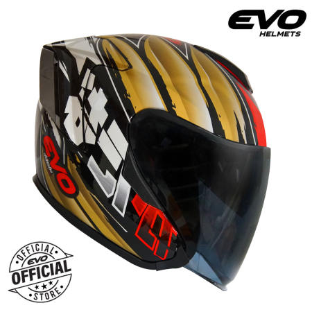 EVO RX-5 Katana Dual Visor Half Face Helmet