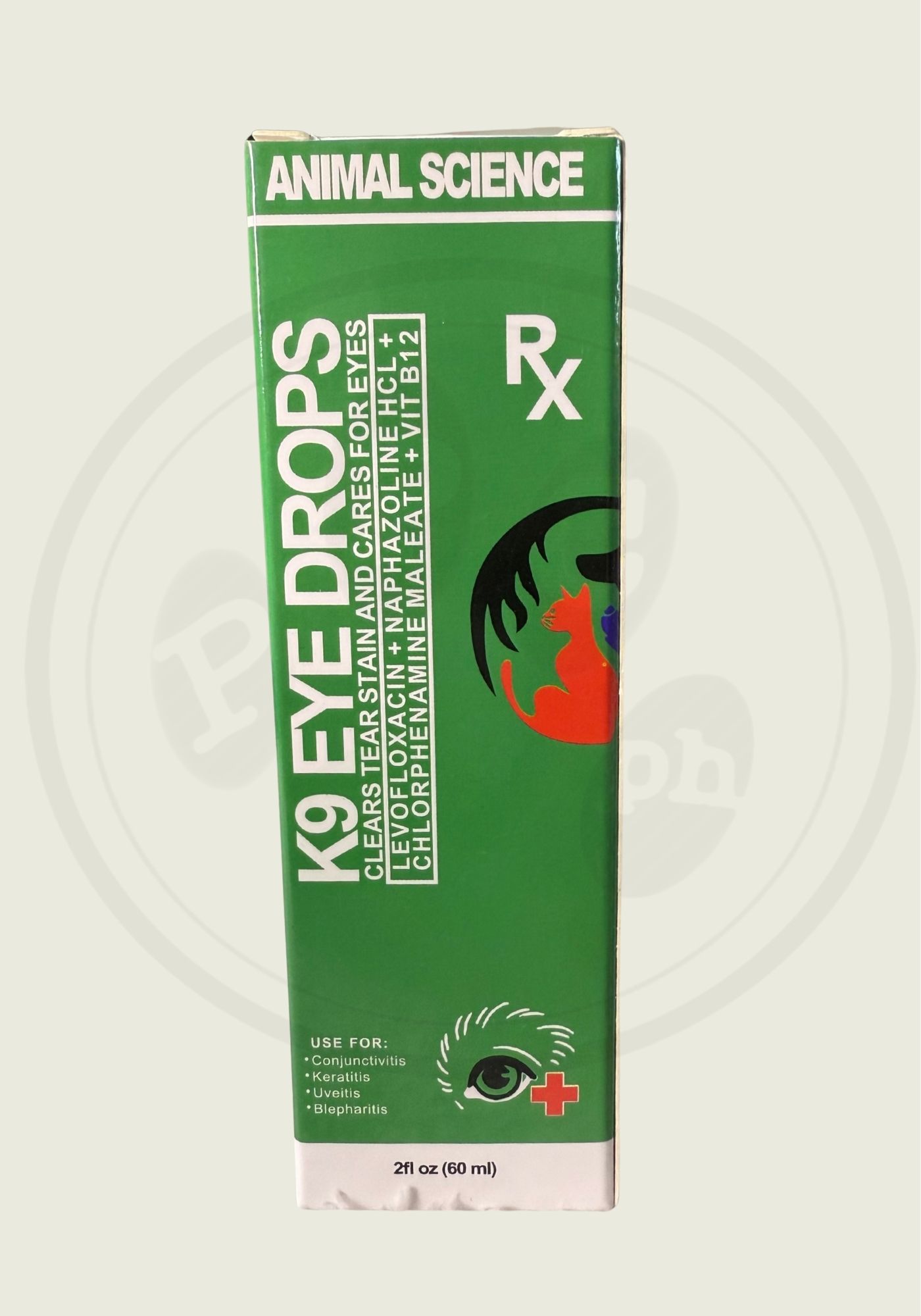Animal Science K9 Eye Drops 60ml K9 Eye Care Solution Eye Care For
