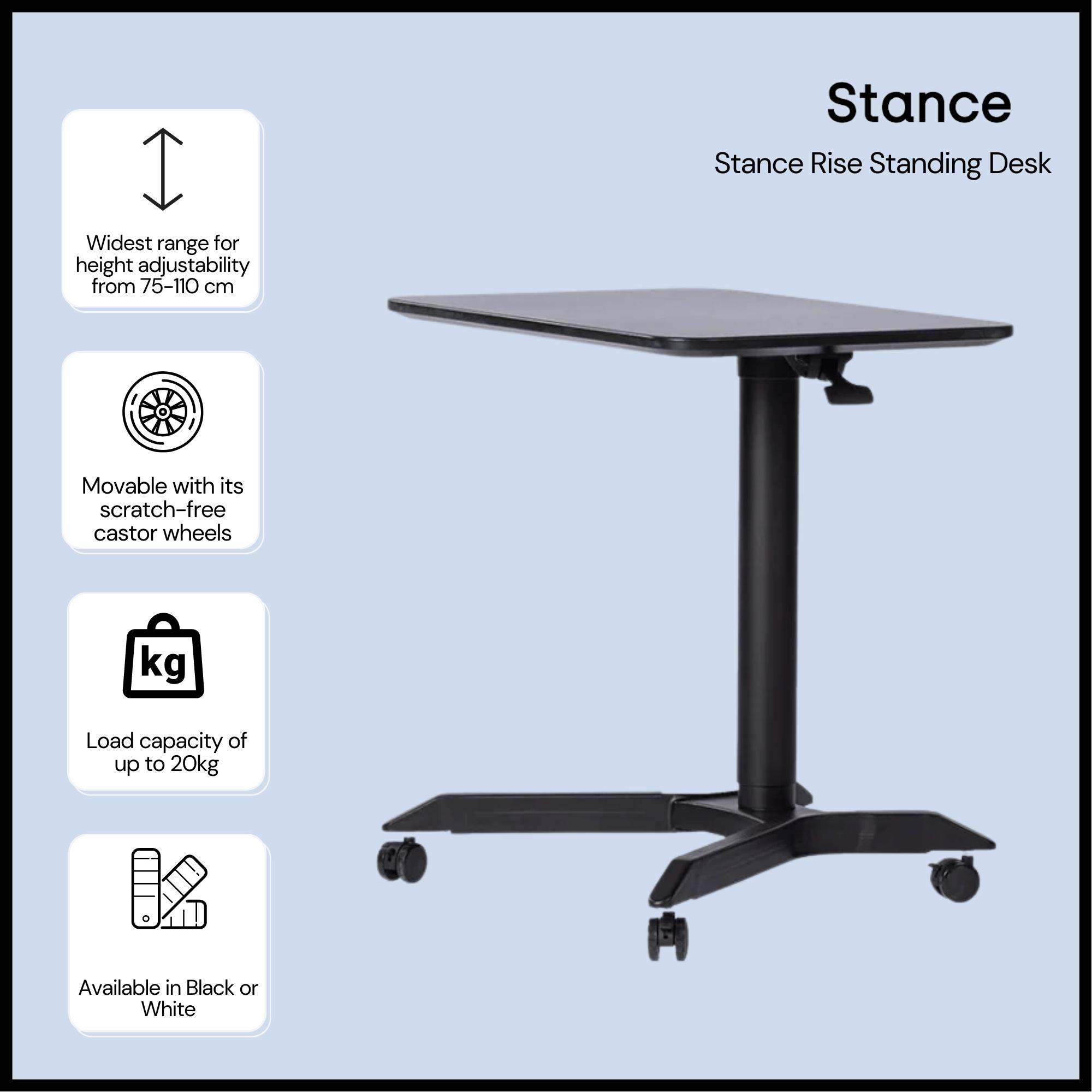 Stance Executive Manually Height-Adjustable Standing Desk