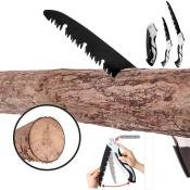 Folding Alloy Steel Handsaw for Carpentry and Bamboo Work