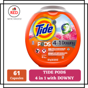 Tide Pods 4 in 1 with Downy, 61/25 capsules