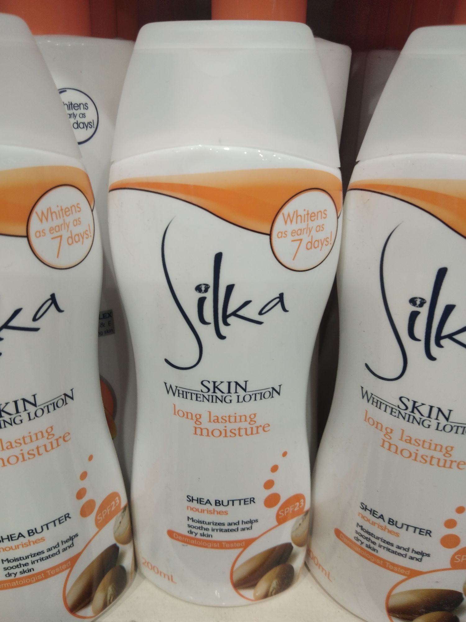 SILKA SKIN WHITENING LOTION WITH SHEA BUTTER(200ml)SPF23 | Lazada PH